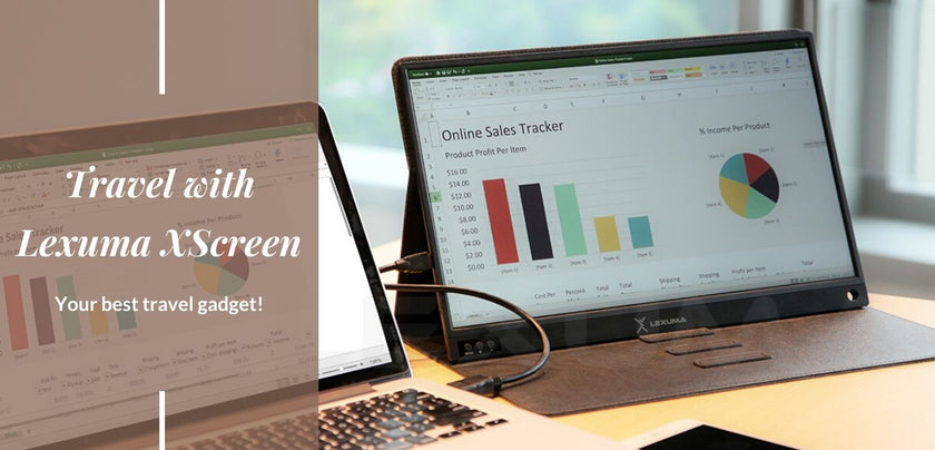 Your Best Travel Gadget - Lexuma XScreen Portable Monitor with Touch Screen