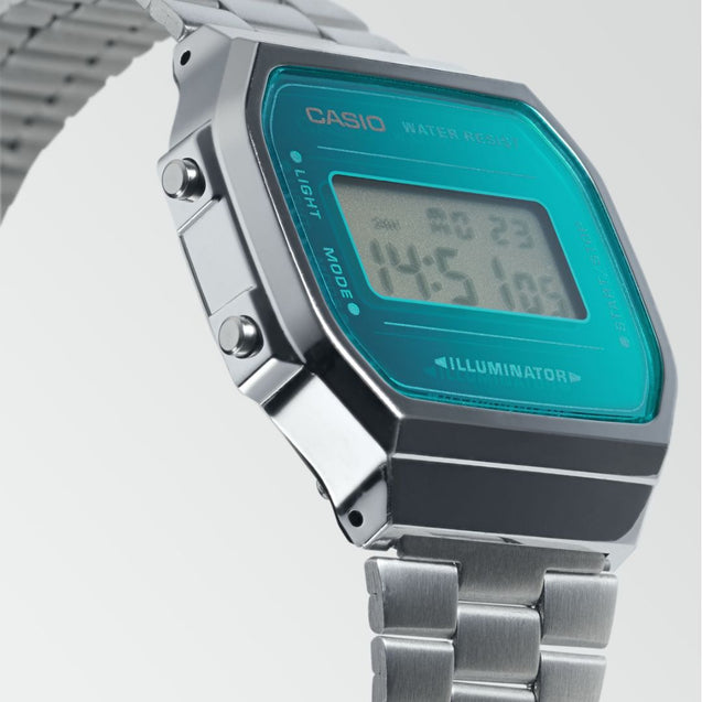 casio A168WEM-2EF side