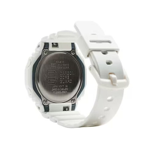 CASIO G-SHOCK White Women Watch #GMA-S2100-7AER back view