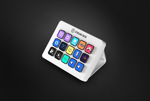 Elgato Stream Deck MK.2 15 LCD Keys and Adjustable Stand white side view