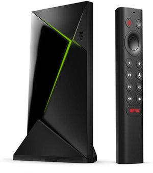 NVIDIA SHIELD Pro Android TV 4K HDR Streaming Media Player; High Performance, Dolby Vision, Google Assistant Built-In, Works with Alexa front