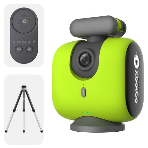 XbotGo-Chameleon-portable-bundle-Sports-Tracking-AI-Cameraman-lemon-green