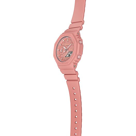 CASIO Pink G-SHOCK Women Watch #GMA-S2100-4A2ER strap side view