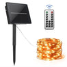 
2-Pack Solar String Lights Outdoor Waterproof Remote Control 35-165ft Garden Starry Fairy Light for Party Decoration