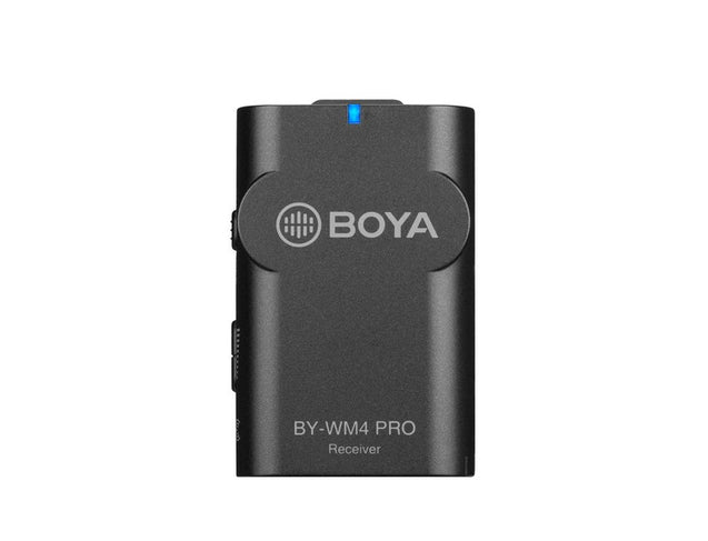 GadgetiCloud BOYA BY-WM4 Pro Dual-Channel Digital Wireless Microphone for camera smartphone filming hands free mic one receiver