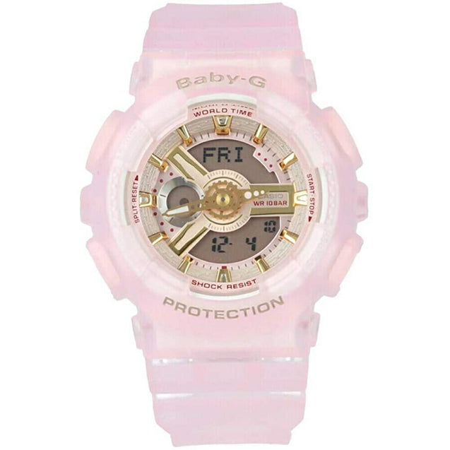 CASIO BABY-G World Time Quartz 100M Women's Watch #BA-110SC-4AER