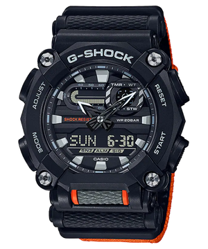 CASIO G-SHOCK Mens Analogue-Digital Quartz Watch with Fabric Strap #GA-900C-1A4ER