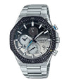 
CASIO Men's Edifice Scuderia Alpha Tauri Quartz Watch with Stainless Steel Strap, Silver #EQB-1100AT-2AER