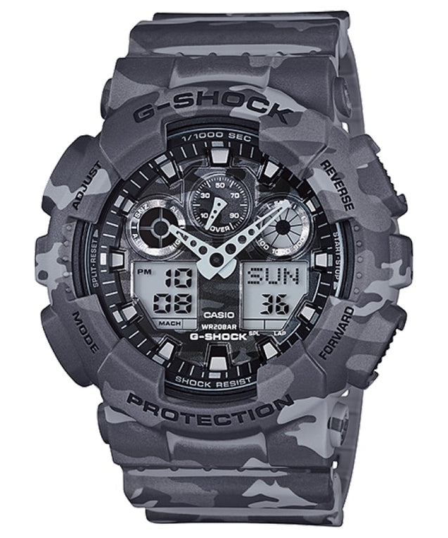 CASIO Mens G-SHOCK Analog-Digital Sport Quartz Watch #GA-100CM-8ADR