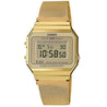 
CASIO Womens Digital Watch with Stainless Steel Strap #A700WEMG-9AEF