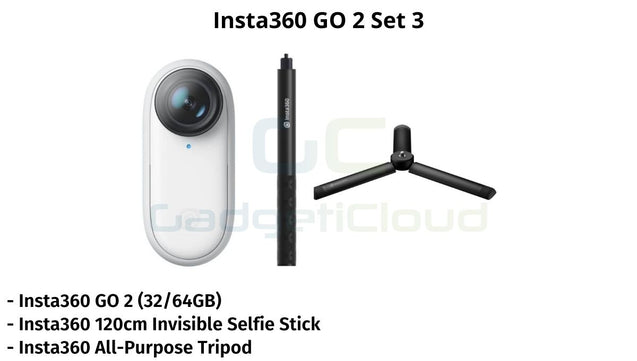 Insta360 GO 2 64GB 1440P Remote Control Sports Camera - Smallest Shockproof and Waterproof