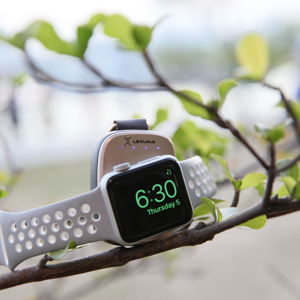 Lexuma XTag Apple Watch Portable Charger External Battery Power Bank [MFi certified] for Apple Watch Series 1 to 5 - GadgetiCloud