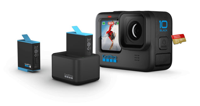 GoPro HERO10 Black - Waterproof Action Camera with Front LCD and Touch Rear Screens｜5.3K 60 Ultra HD Video｜23MP Photos｜1080p Live Streaming - family