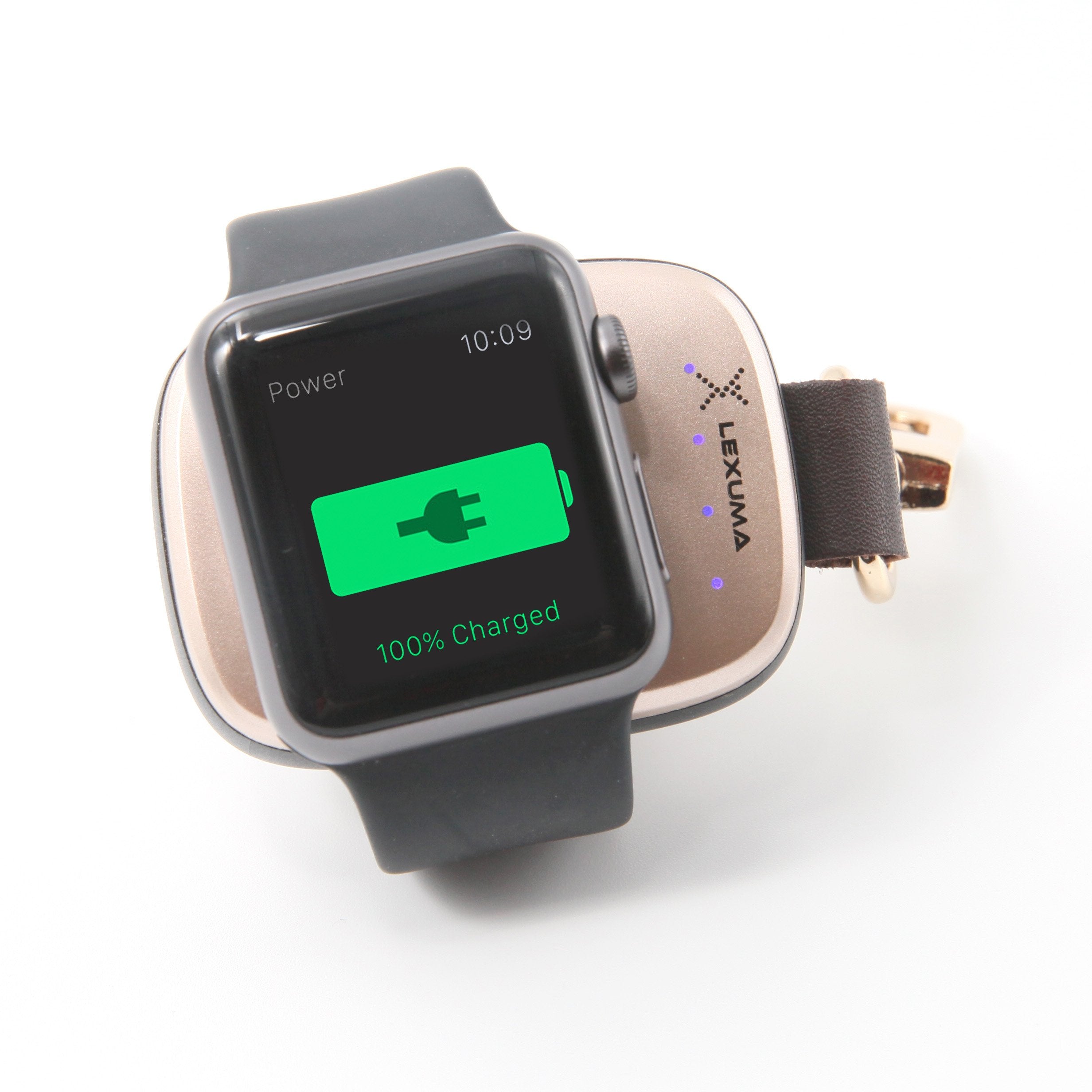 Lexuma XTag Apple Watch Portable Charger External Battery Power Bank [MFi certified] for Apple Watch Series 1 to 5 - GadgetiCloud