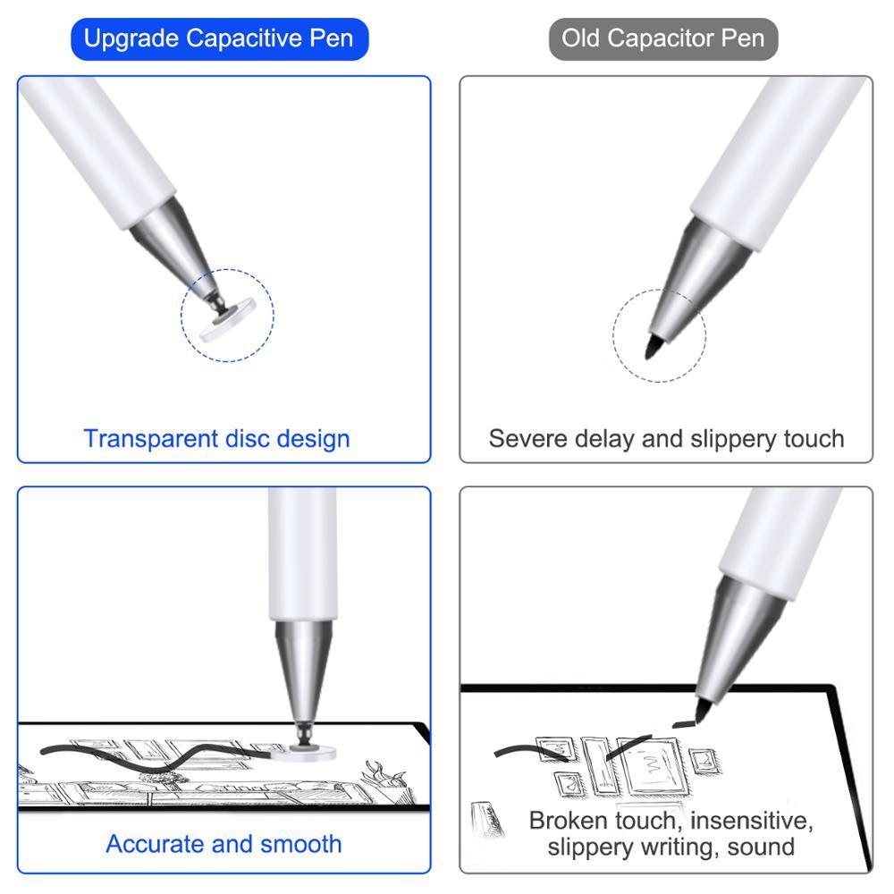 lexuma xscreen two way magnetic adsorption clear disc cap stylus pen upgrade capacitive pen