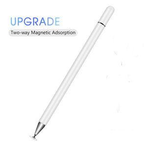 lexuma xscreen two way magnetic adsorption clear disc cap stylus pen white
