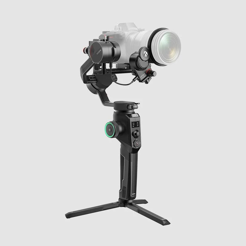 MOZA AirCross 2 Professional Camera Stabilizer beyond your imagination white color with professional kit side