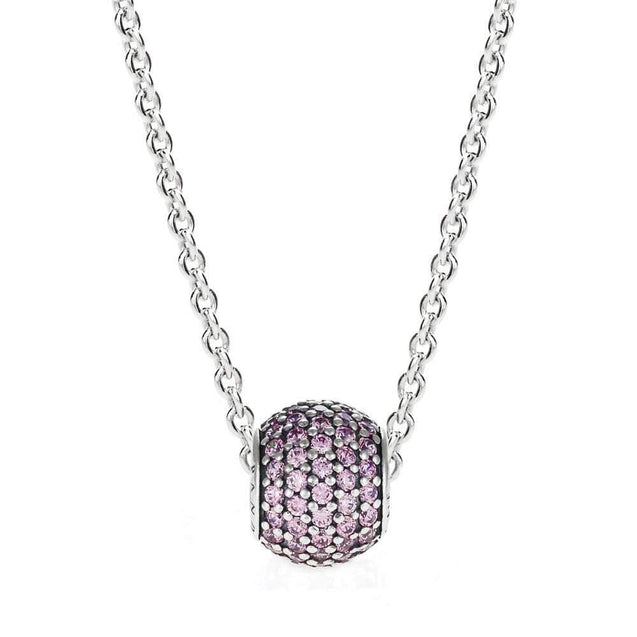 Pandora SEND A GIFT IDEA Pink Pavé Ball Charm #91051NCB