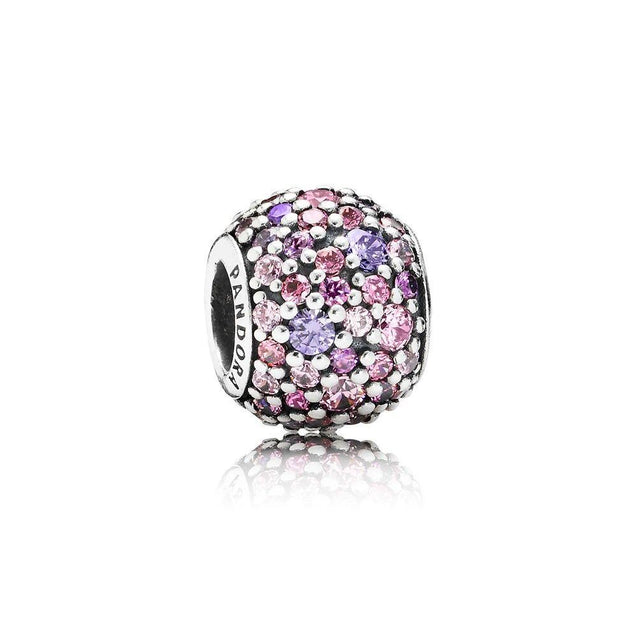 Pandora Pink sparkles pavé ball charm #791261ACZMX