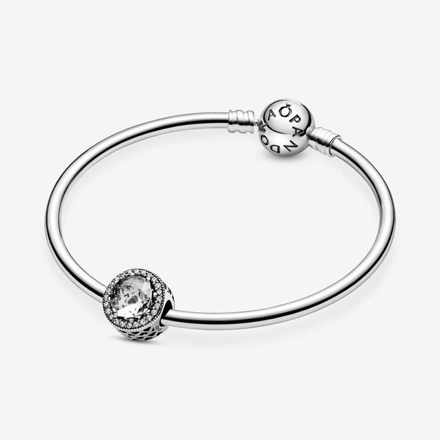 Pandora Sparkling Clear Charm #791725CZ