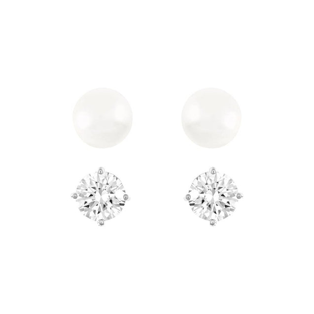 SWAROVSKI Attract Crystal Pearl & Clear Crystal Earring Jackets Set #5184312SWAROVSKI Attract Crystal Pearl & Clear Crystal Earring Jackets Set #5184312