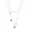 SWAROVSKI Glowing Clover Necklace - Purple #5273297