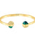 SWAROVSKI Glance Gold Bangle Medium #5278533