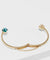 SWAROVSKI Glance Gold Bangle Medium #5278533