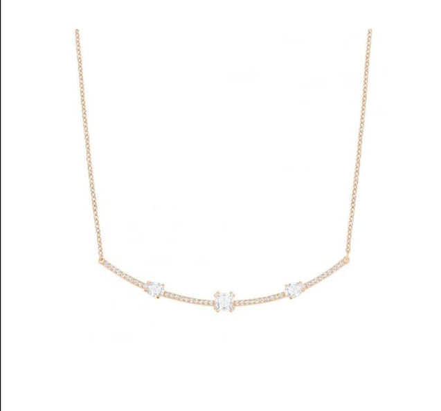 SWAROVSKI gray necklace - Rose Gold #5290962