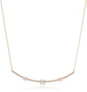 
SWAROVSKI gray necklace - Rose Gold #5290962