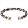 SWAROVSKI multi-color and rose gold crystaldust cuff bangle #5348098