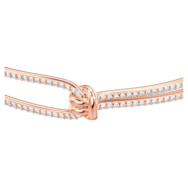 SWAROVSKI Lifelong Knot bangle - Rose Gold #5390818