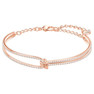 SWAROVSKI Lifelong Knot bangle - Rose Gold #5390818