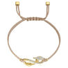 SWAROVSKI - Power Collection Hook Beige Medium Bracelet - Gray Brown #5508527