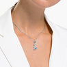 SWAROVSKI Dazzling Swan Y necklace - Blue #5530625
