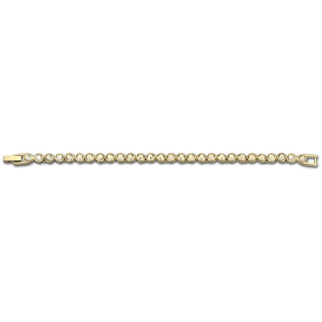 SWAROVSKI Tennis Gold & Clear Crystal Bracelet #992889