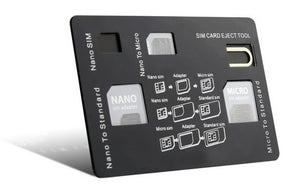 Sim Card Kit - Black Sim Card Adapter