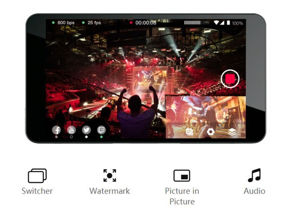 YoloLiv YoloBox Portable Live Stream Studio - Streams to YouTube, Facebook, Twitch - GadgetiCloud