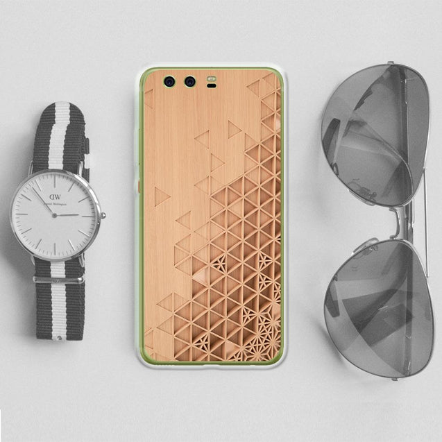 Personalized Case for Android - Carved Wood - GadgetiCloud