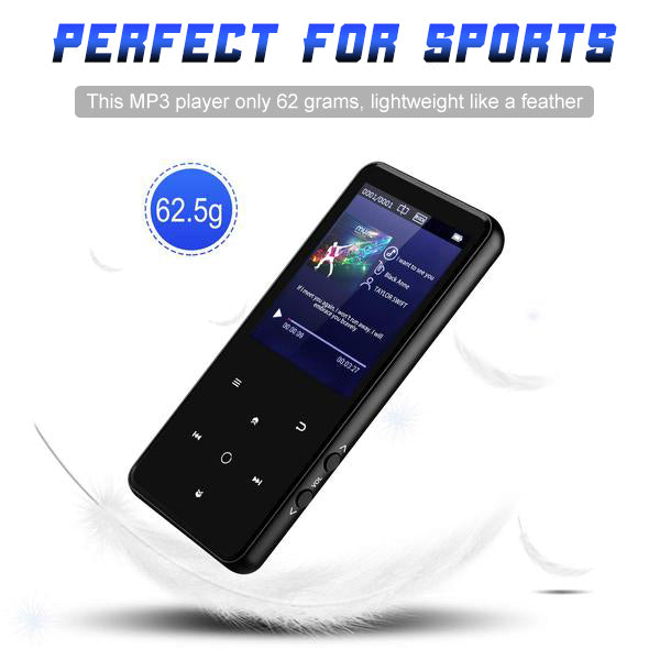 Portable Bluetooth MP3 Player with 2.4" Large Screen - GadgetiCloud