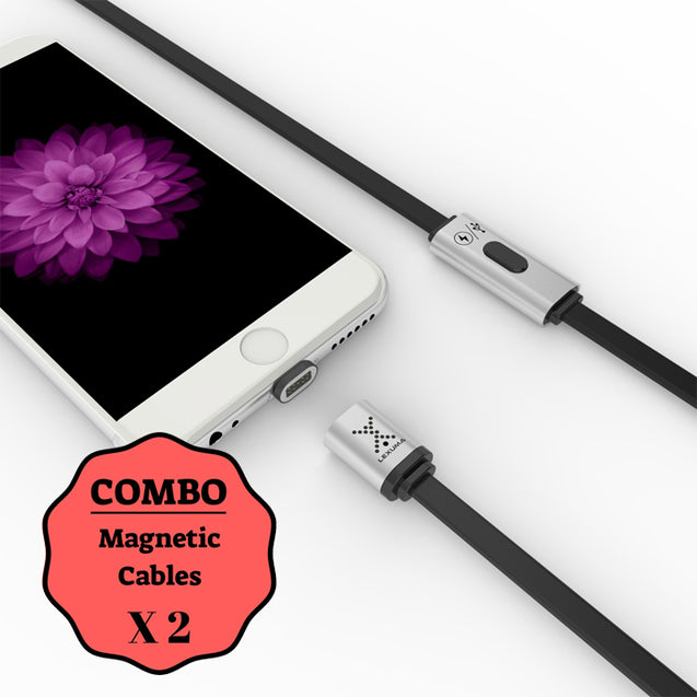 Lexuma XMAG Plus – Magnetic Lightning Cable COMBO (Apple) - GadgetiCloud